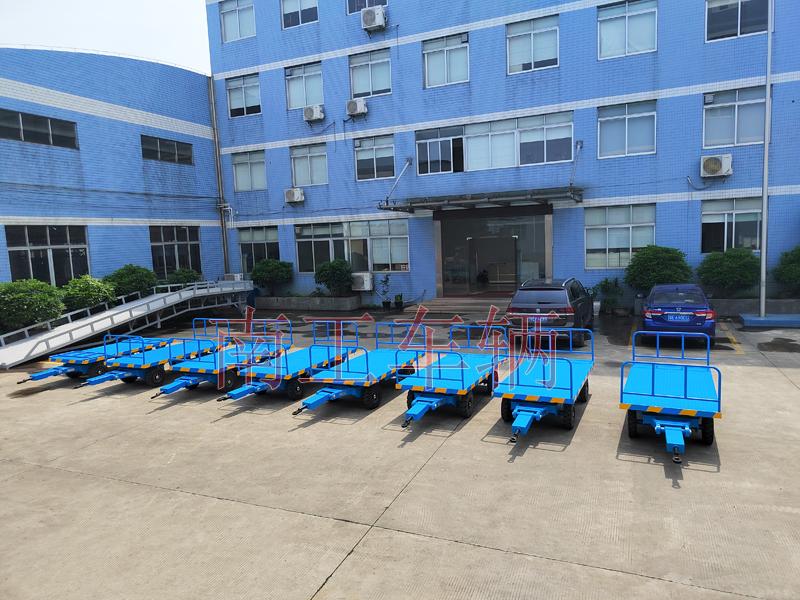 3吨无动力牵引江南官方网站(中国)组前后可拆护栏